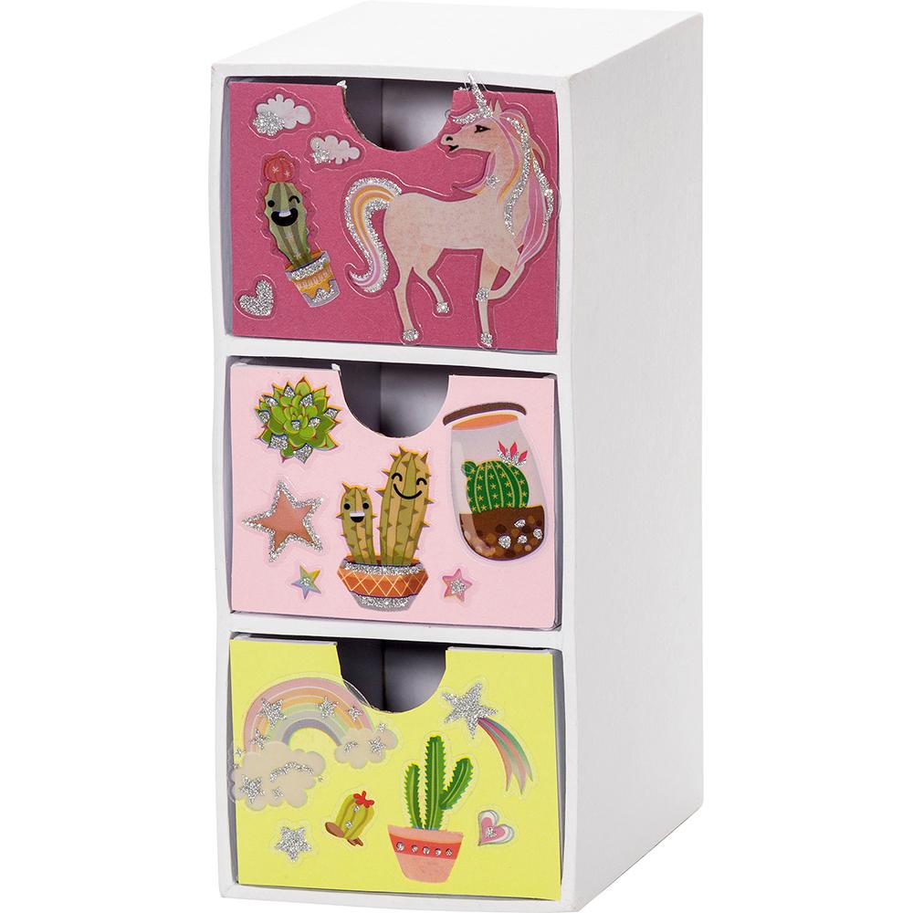 Produktbild folia Glitzer-Sticker Exotic 10 x 23cm 3 von 3