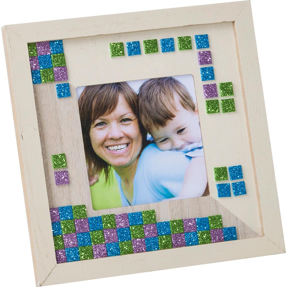 Produktbild folia Glitter-Moosgummi Mosaik farblich sortiert 2 von 2