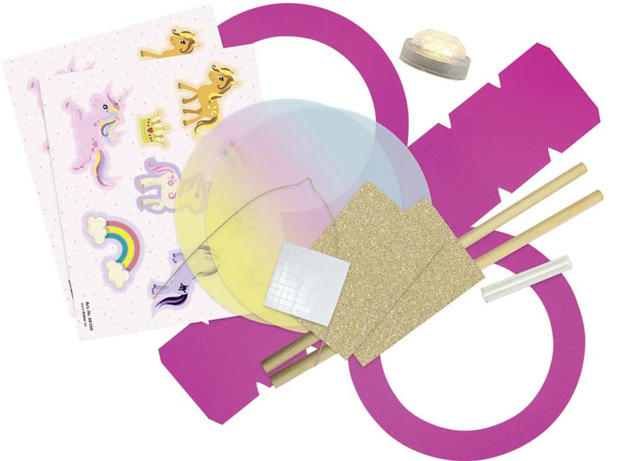 Produktbild folia Papier-Laternen-Bastel-Set Pony 2 von 3