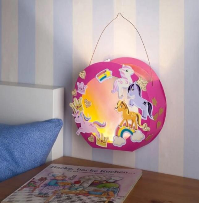 Produktbild folia Papier-Laternen-Bastel-Set Pony 3 von 3