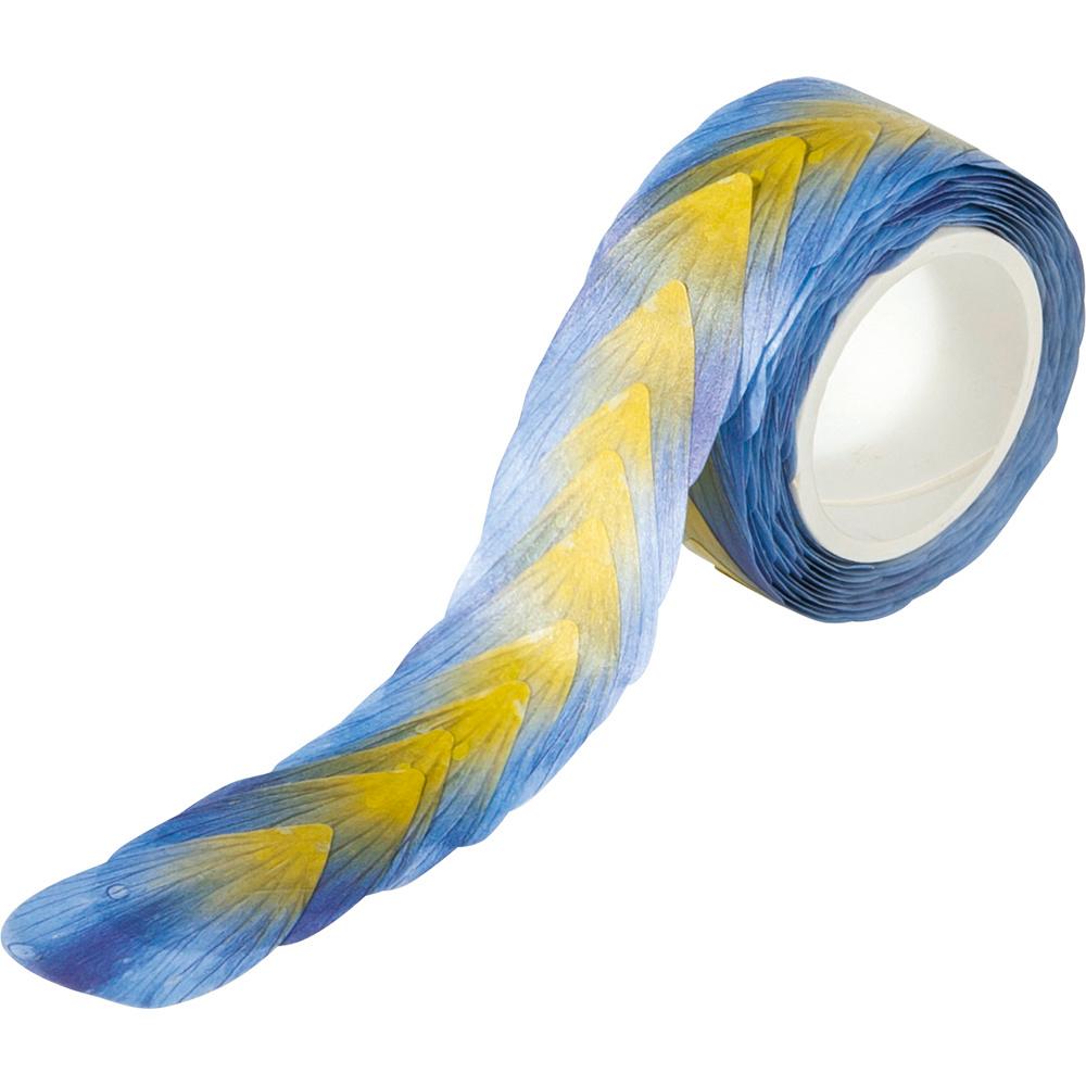 Produktbild folia Washi-Sticker Blüten blau 2 von 2