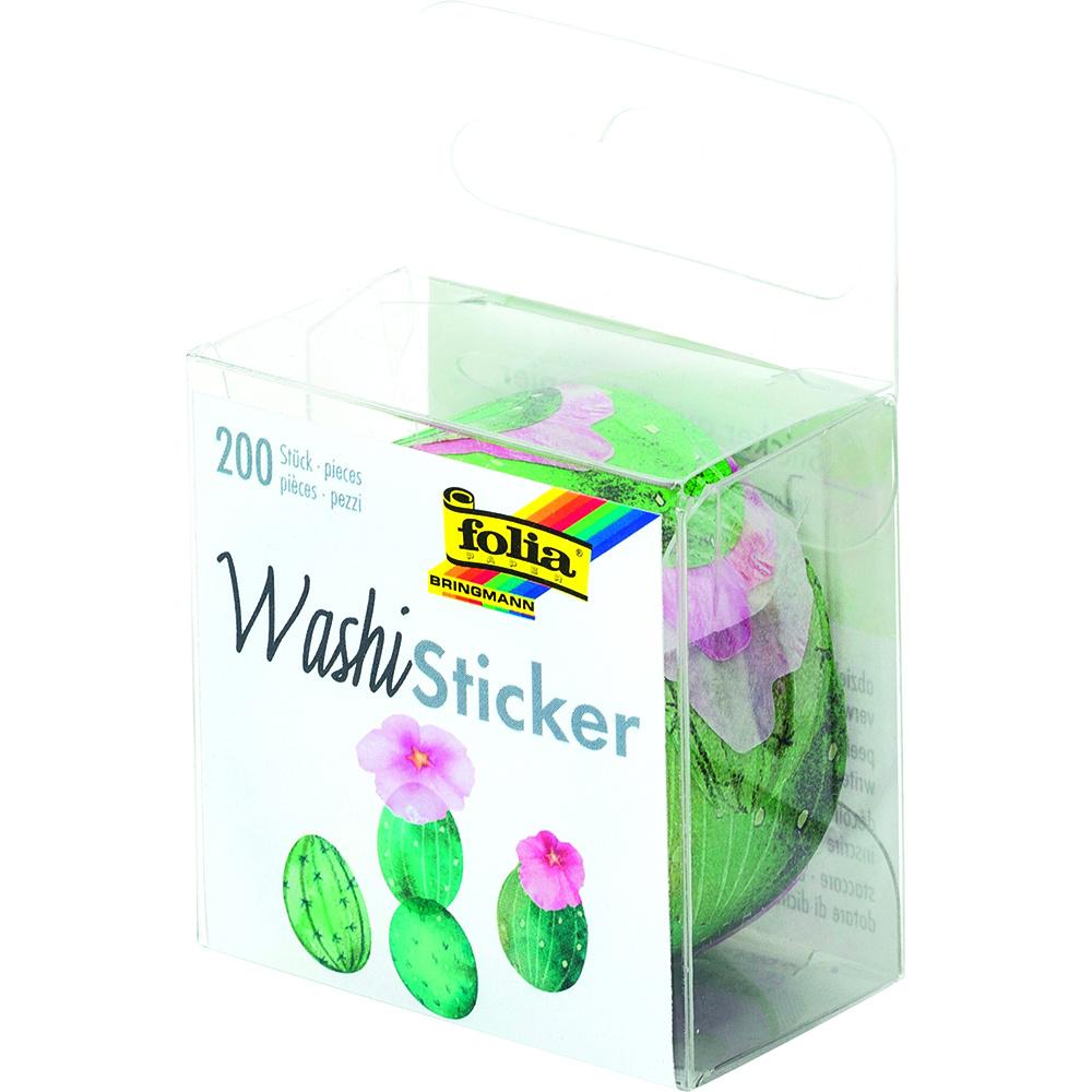 folia Washi-Sticker Kakteen