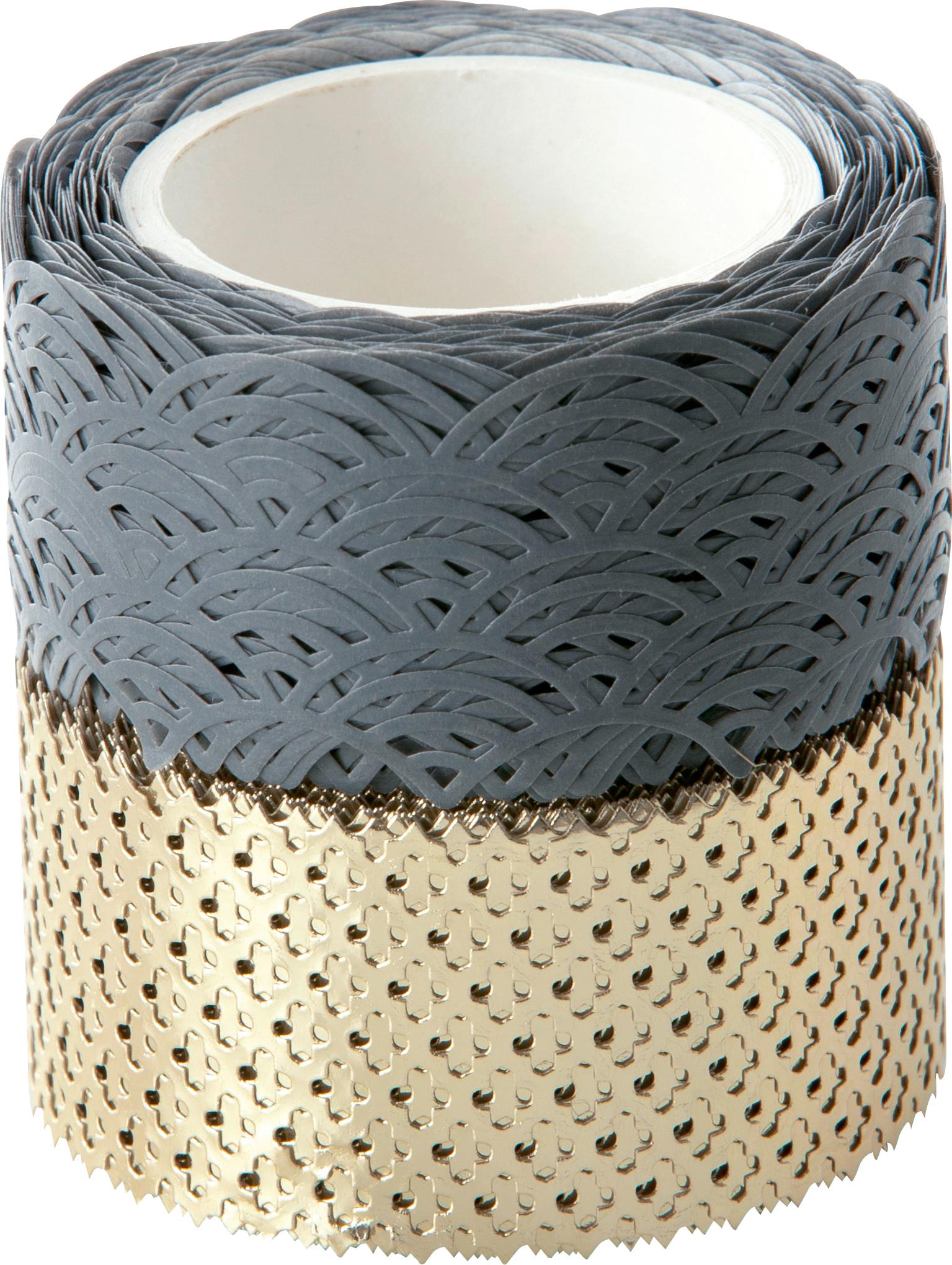 Produktbild folia Washi-Dekor grau/gold 2 von 3
