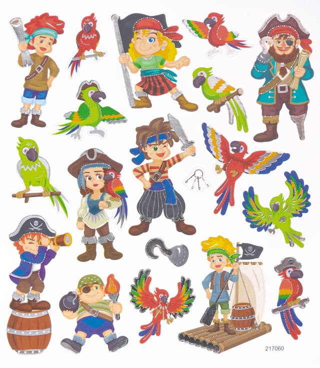 folia Charming Sticker Allyear VI 56 Adesivi Diversi Motivi Facili da