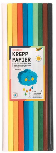 folia Krepppaper-Rollen 10er Basic-Set