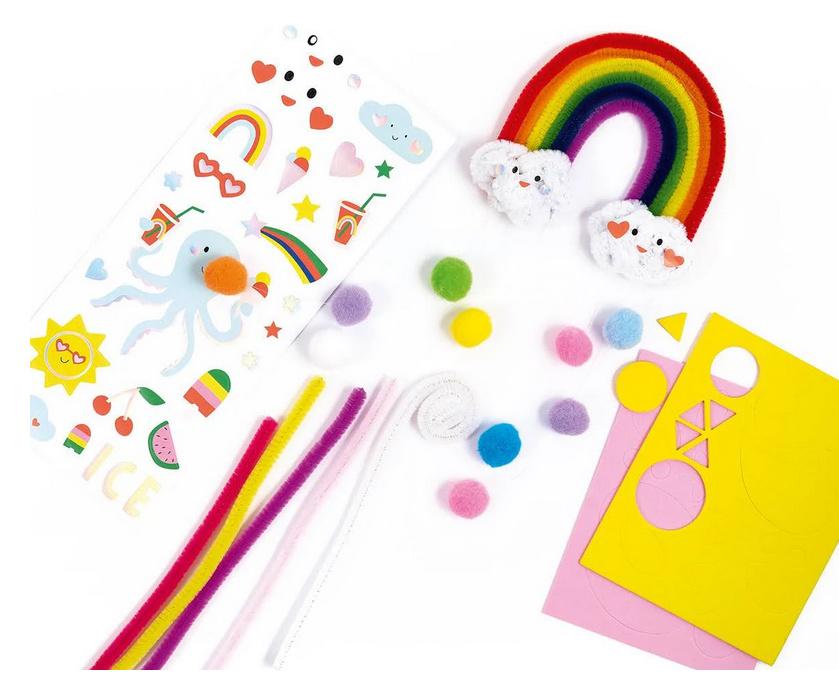 Produktbild folia Chenilledraht Bastel-Set Rainbow 212-teilig 2 von 2