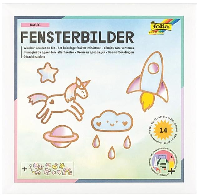 folia Fensterbilder-Set MAGIC 14teilig