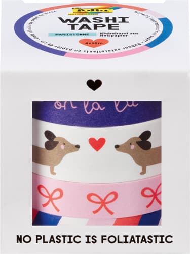 folia Washi-Tape 4er-Set PARISIENNE