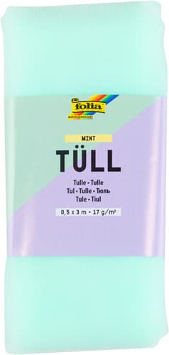 folia Tüll-Stoff, mint