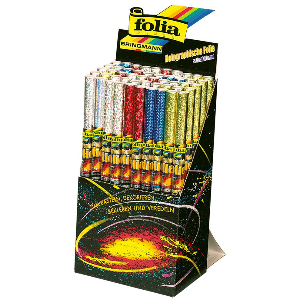 folia Holographie-Folie selbstklebend 40cm x 1m Regenbogen