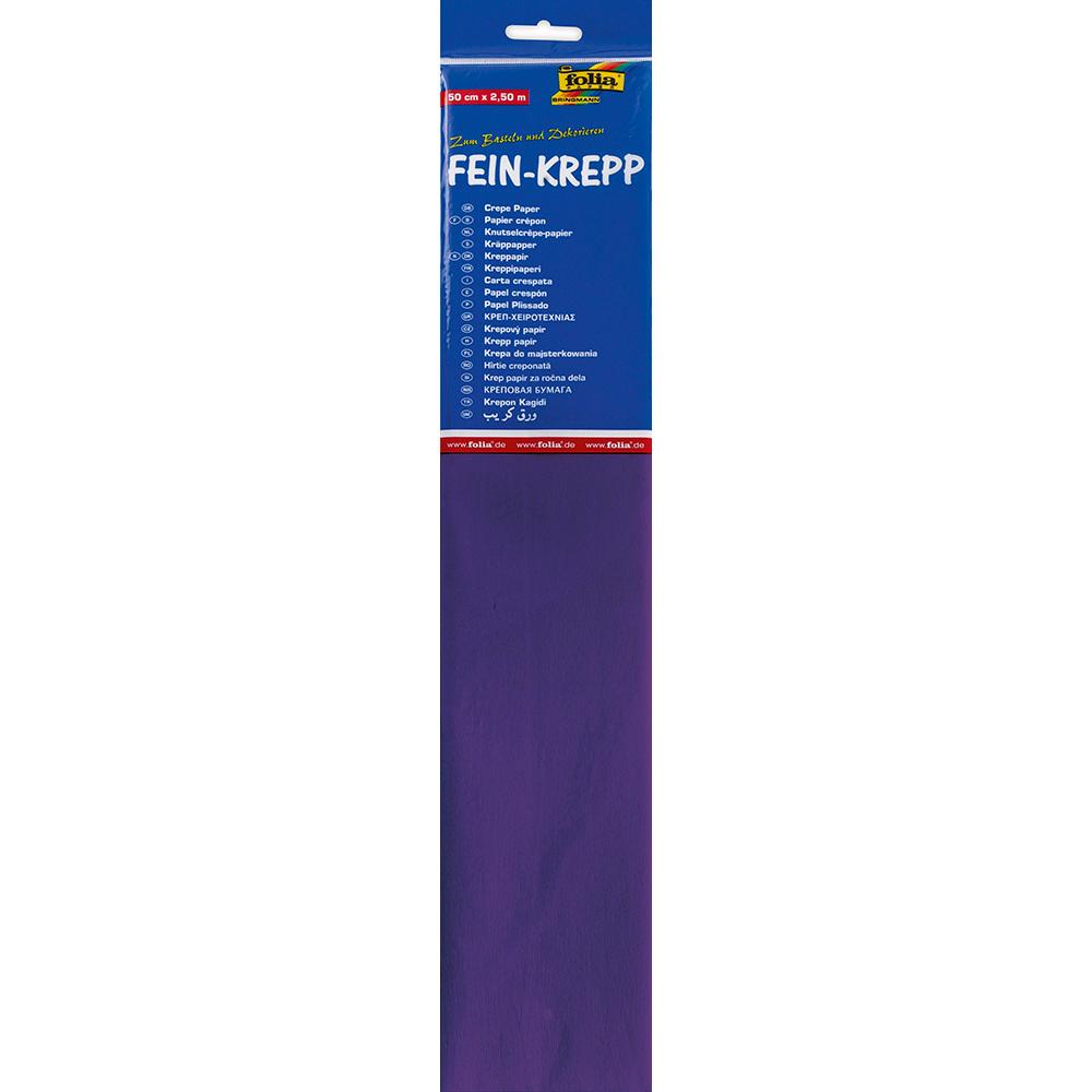 folia Krepppapier 50cm x 2,5m dunkelviolett
