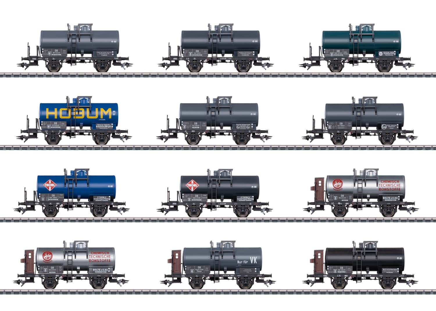 Produktbild Märklin 00719 H0 Display Kesselwagen mit zwei Radsätzen 6 von 6