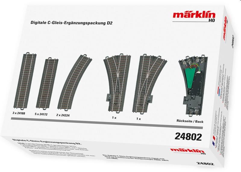 Märklin 24802 - Digitale C-Gleis-Ergänzungspackung D2 H0