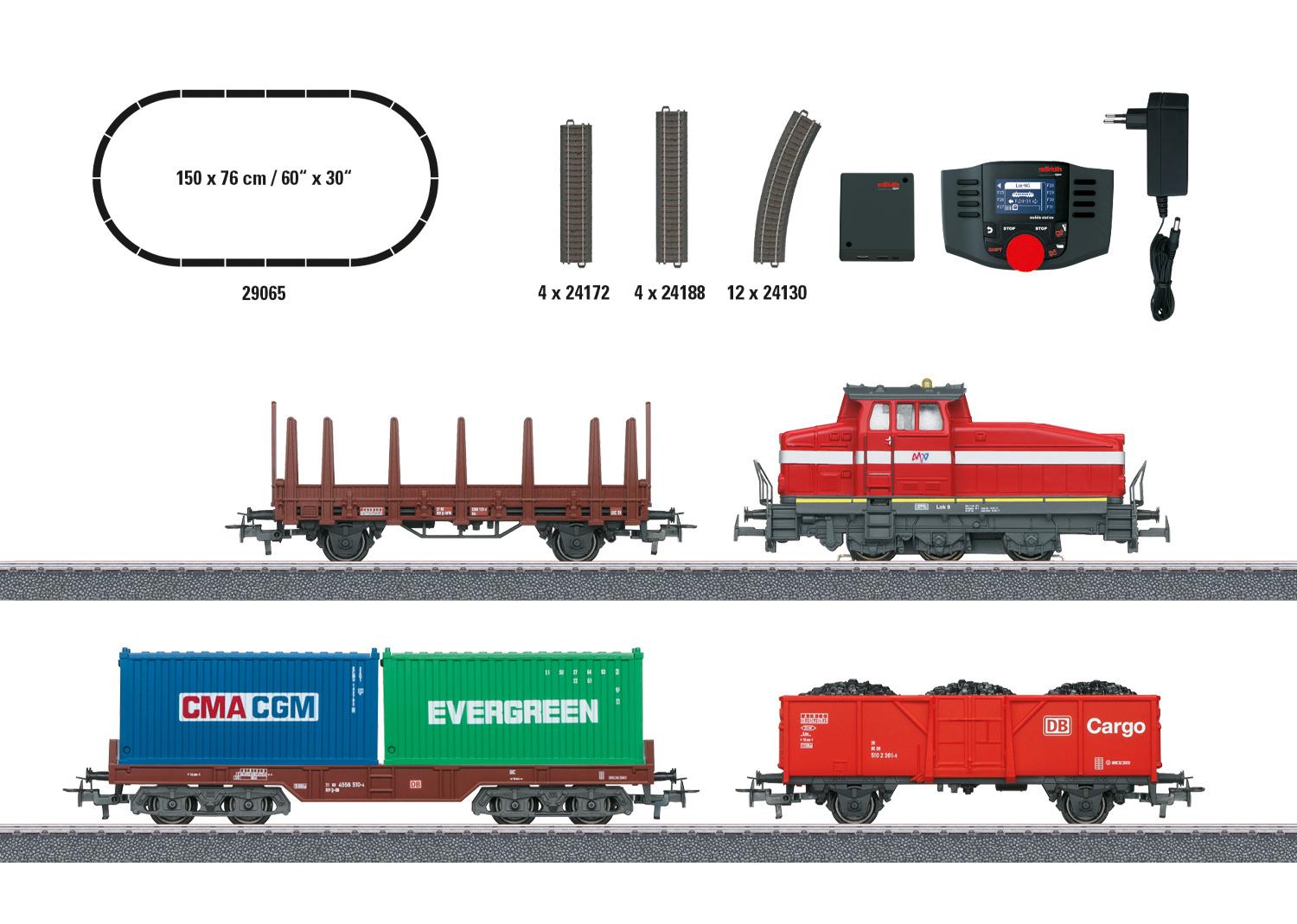 Produktbild Märklin 29065 H0 Digital-Startpackung"Moderner Rangierbetrieb mit DHG 500" 2 von 3