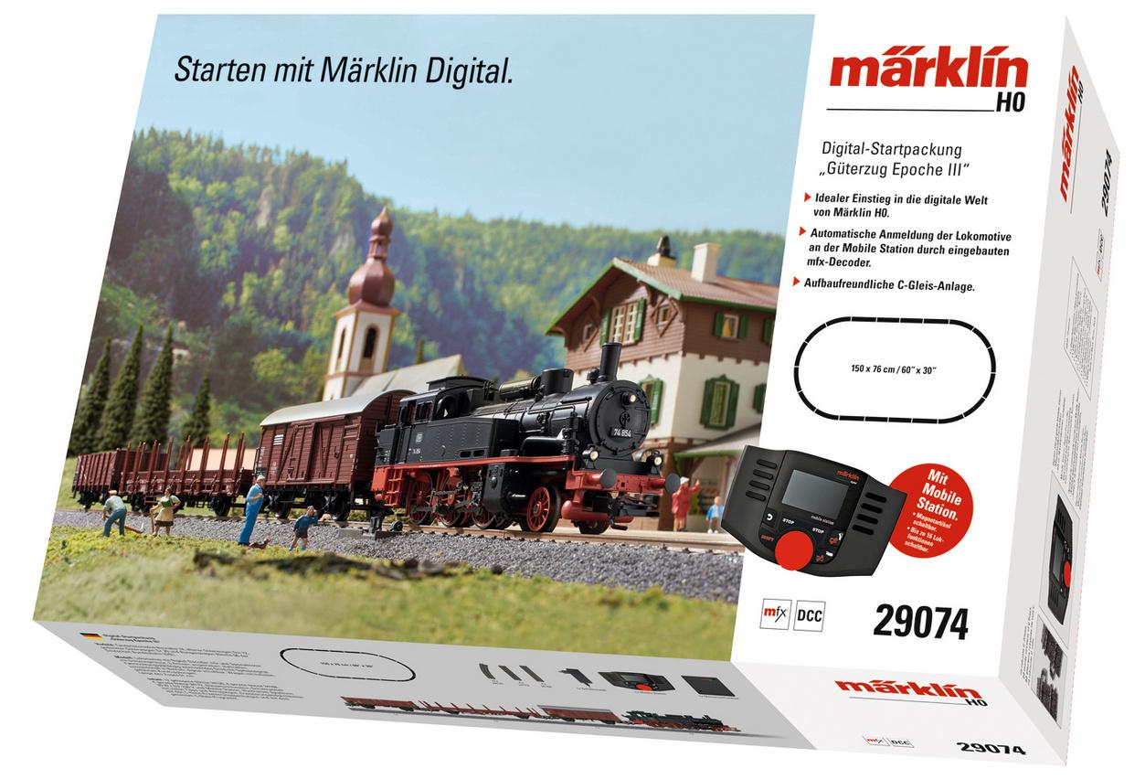 Märklin 29074 - Digital-Startpackung"Güterzug Epoche III". 230 Volt