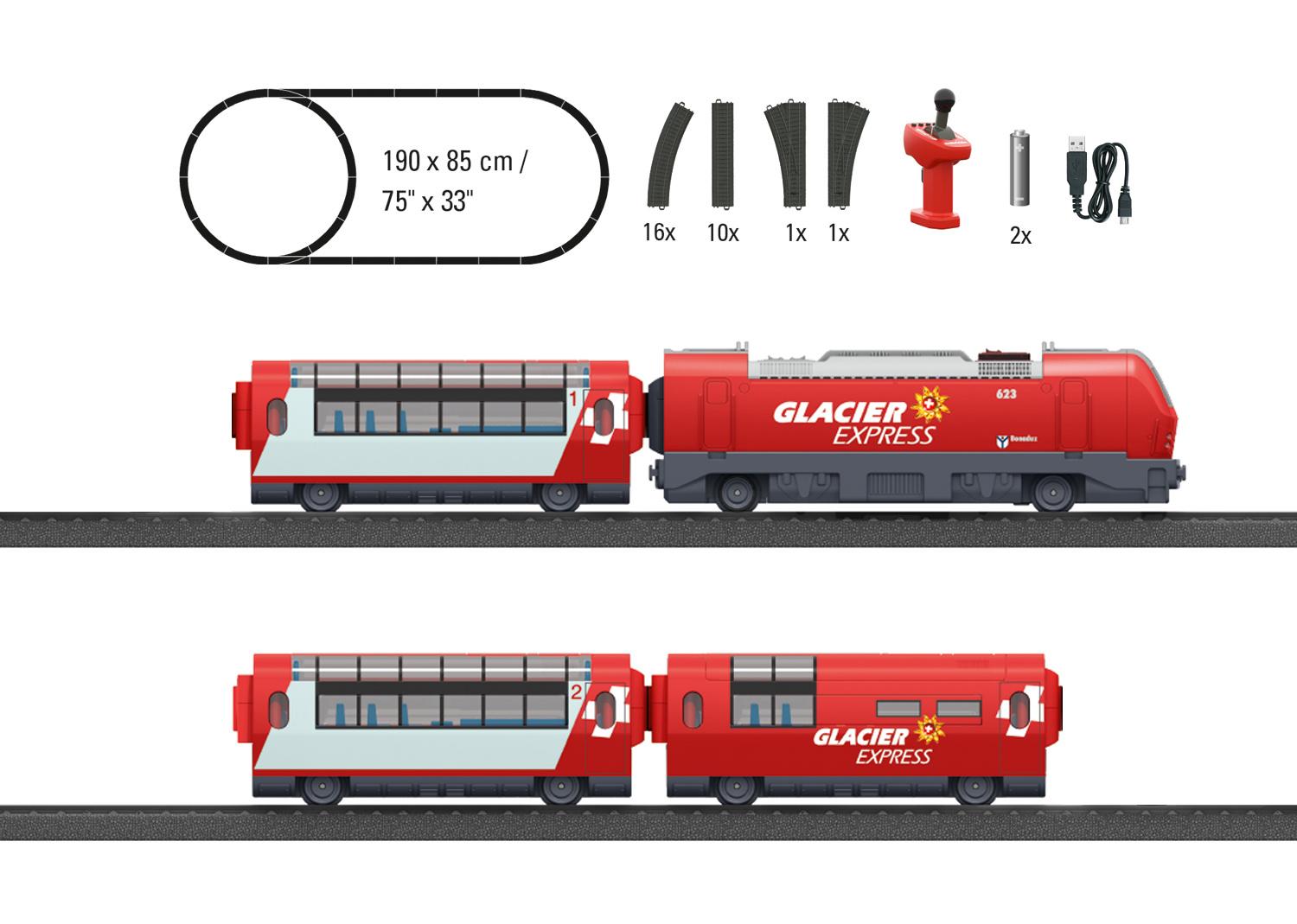 Märklin my world 29348 - Startpackung Glacier Express