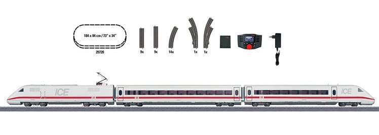 Produktbild Märklin 29792 - Digital-Startpackung ICE 2. 230 Volt H0 V DB AG 3 von 3