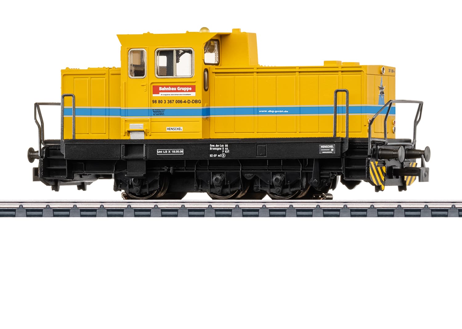 Märklin 36702 H0 Diesellok DHG 700 Baureihe 367 DB Bahnbau Gruppe ab 15 Jahren