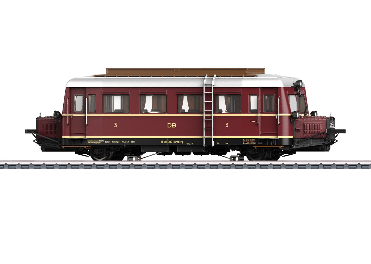 Produktbild Märklin 38135 H0 Dieseltriebwagen Baureihe VT 88.9 - das "Schweineschnäuzchen" 4 von 4
