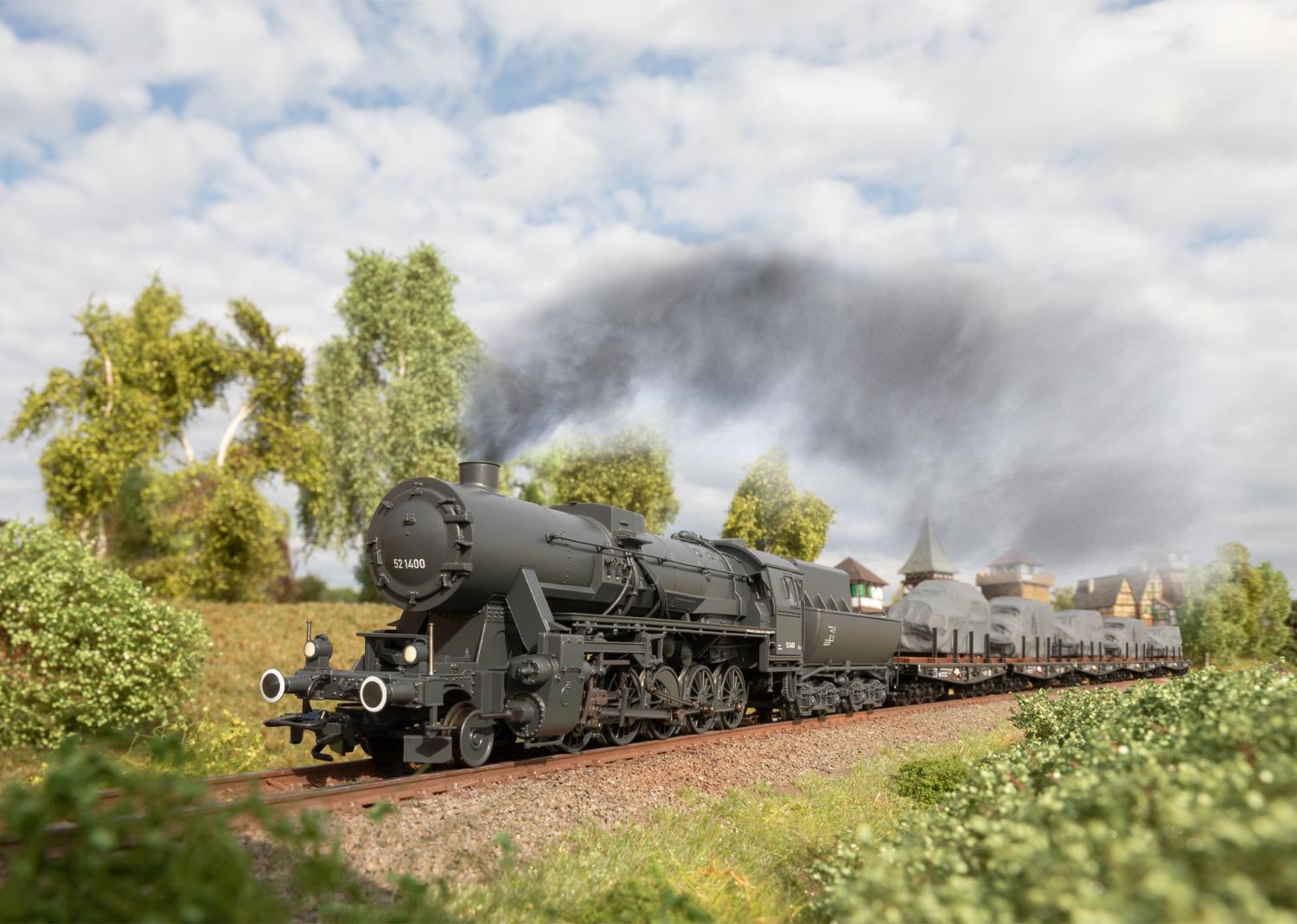 Produktbild Märklin 39532 - H0 Dampflokomotive Baureihe 52 3 von 11