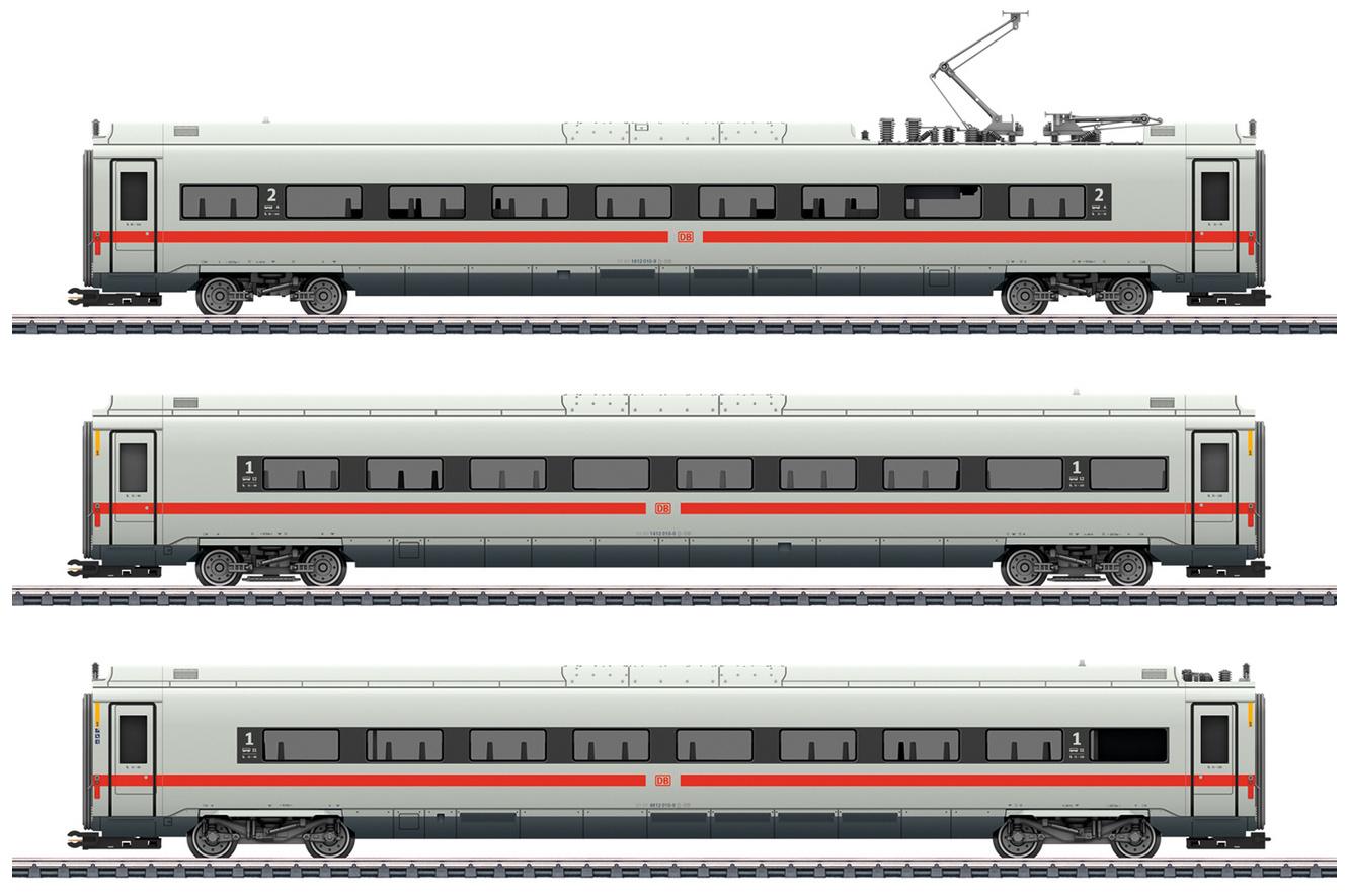 Märklin 43724 - Modelleisenbahn Ergänzungswagen-Set zum ICE 4