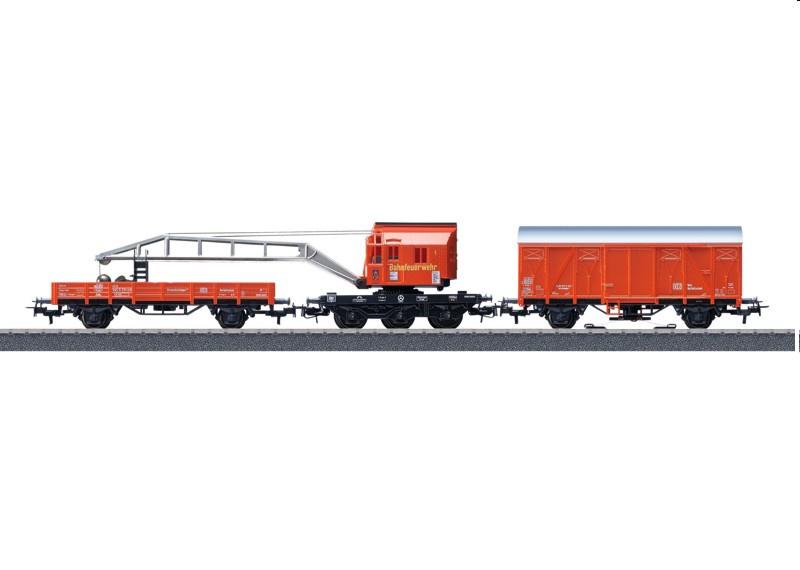 Märklin 44752 Start up - Feuerwehr-Bergekran-Set H0 DB
