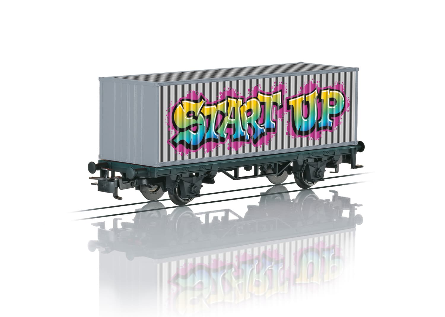 Produktbild Märklin 44831 H0 Start up - Containerwagen Graffiti 3 von 3