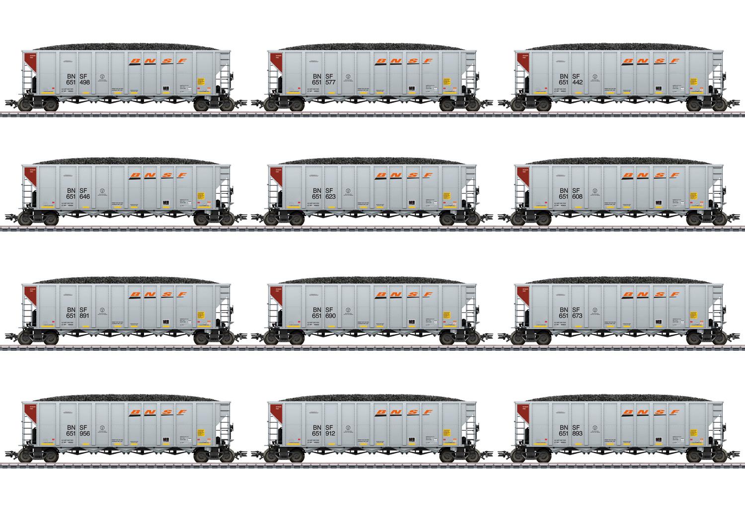 Märklin 45666 - H0 Hopper Car Set BNSF