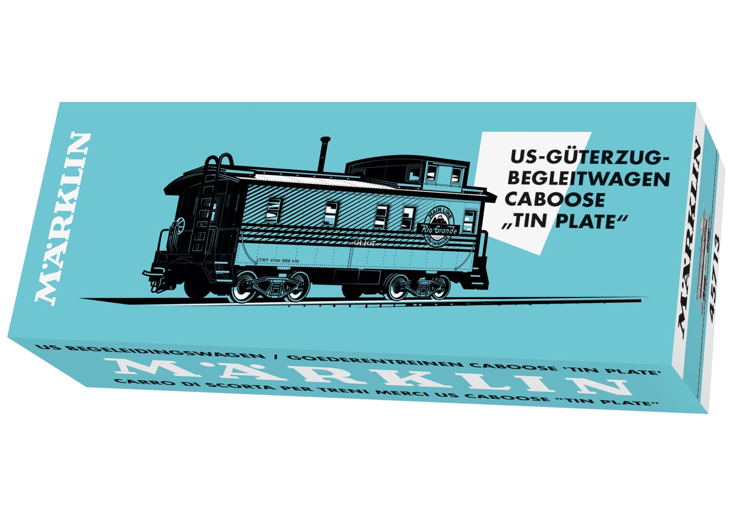 Produktbild Märklin 45713 H0 US-Güterzug-Begleitwagen Caboose "Tin Plate" 2 von 2