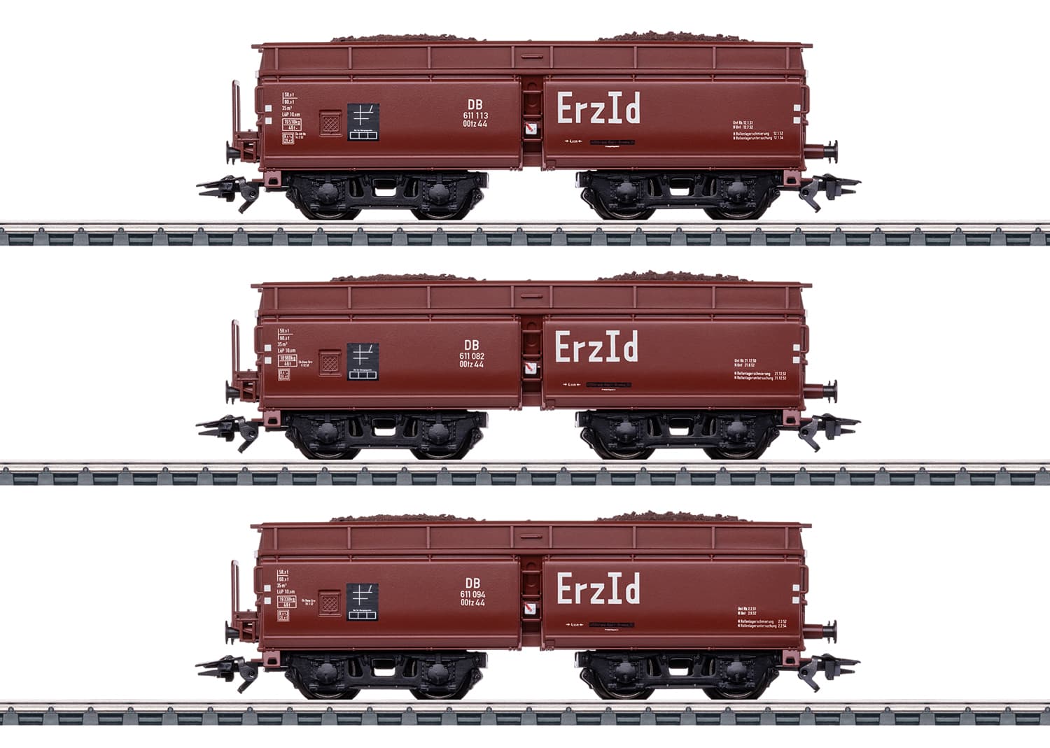 Märklin 46221 H0 Selbstentladewagen-Set Erz Id DB ab 15 Jahren