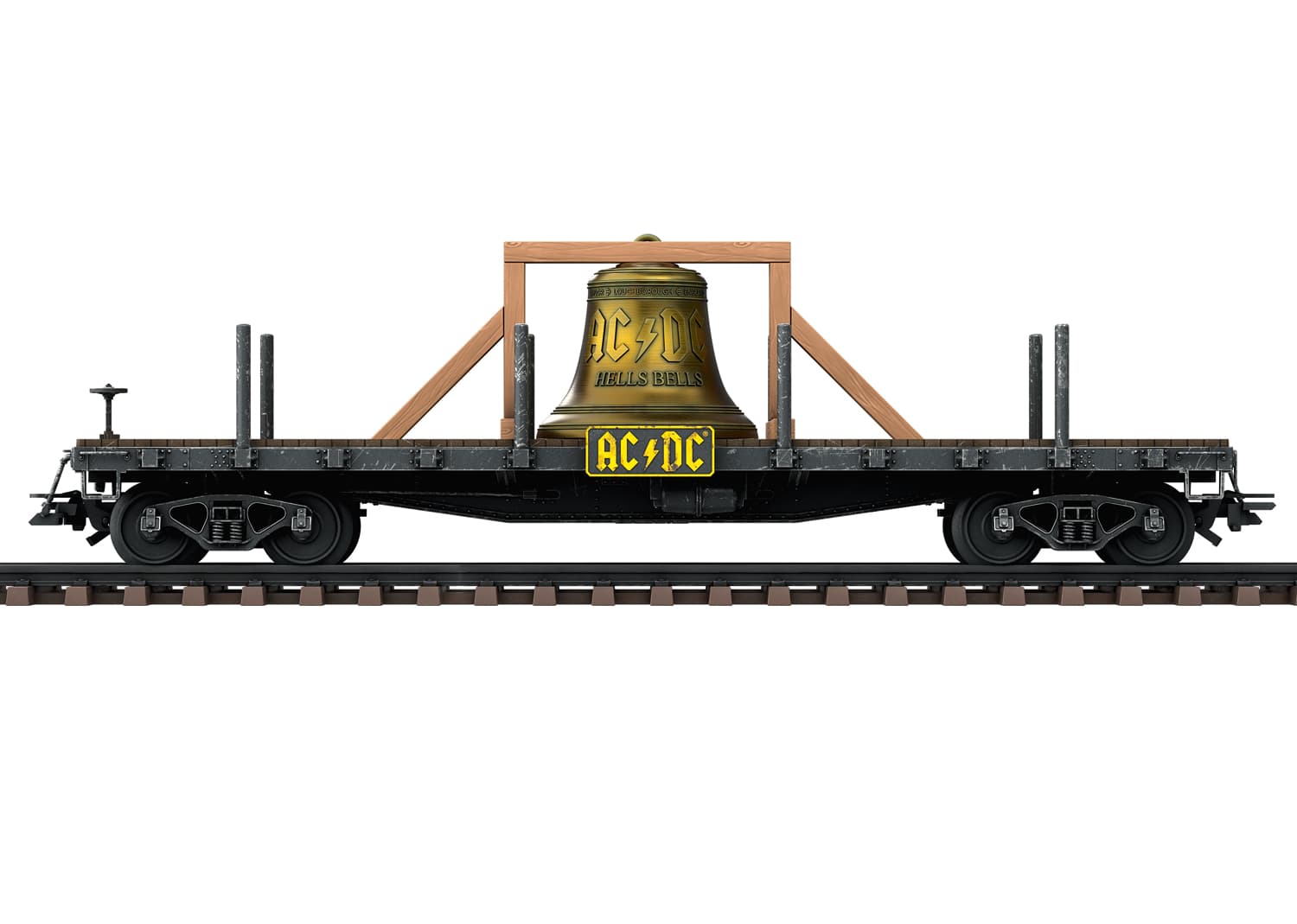 Produktbild Märklin 46270 H0 Flachwagen "Hells Bells" Modelleisenbahn 2 von 2
