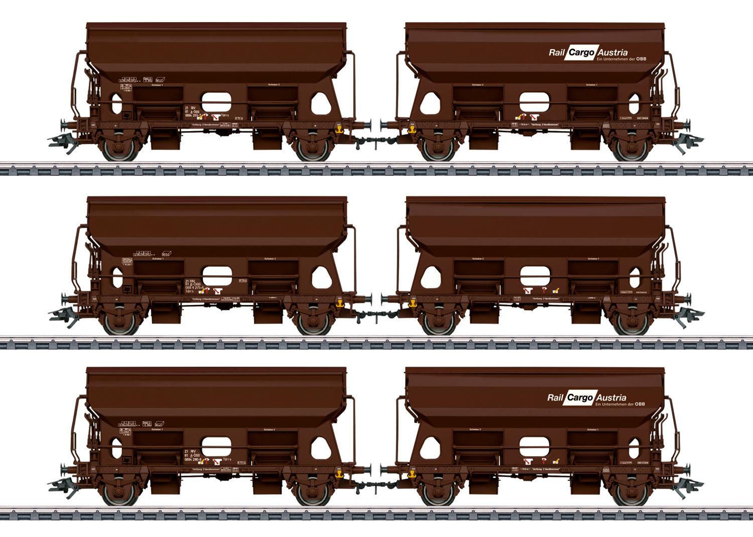 Märklin 46308 - Schwenkdachwagen-Set