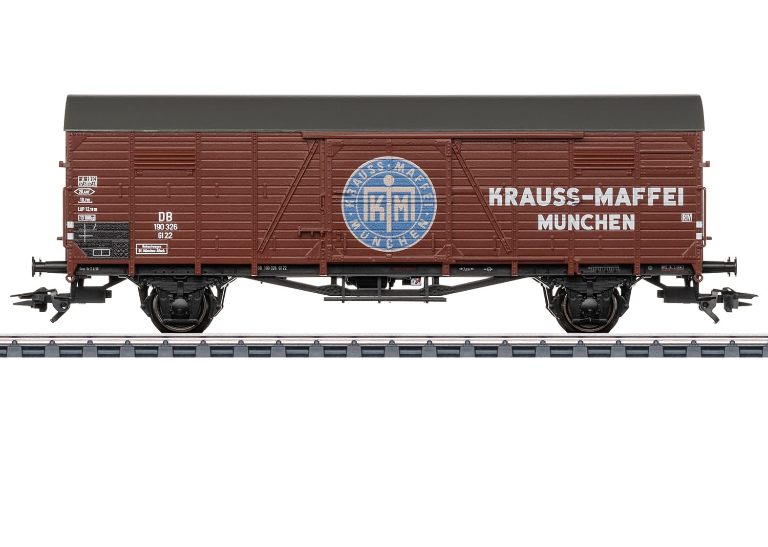 Märklin 46592 H0 Gedeckter Güterwagen Gl 22 Krauss-Maffei DB Epoche III