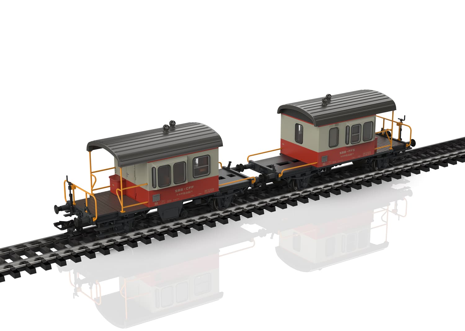 Produktbild Märklin 46850 H0 Kuppelwagen-Set "Sputnik" Swiss Express 4 von 4