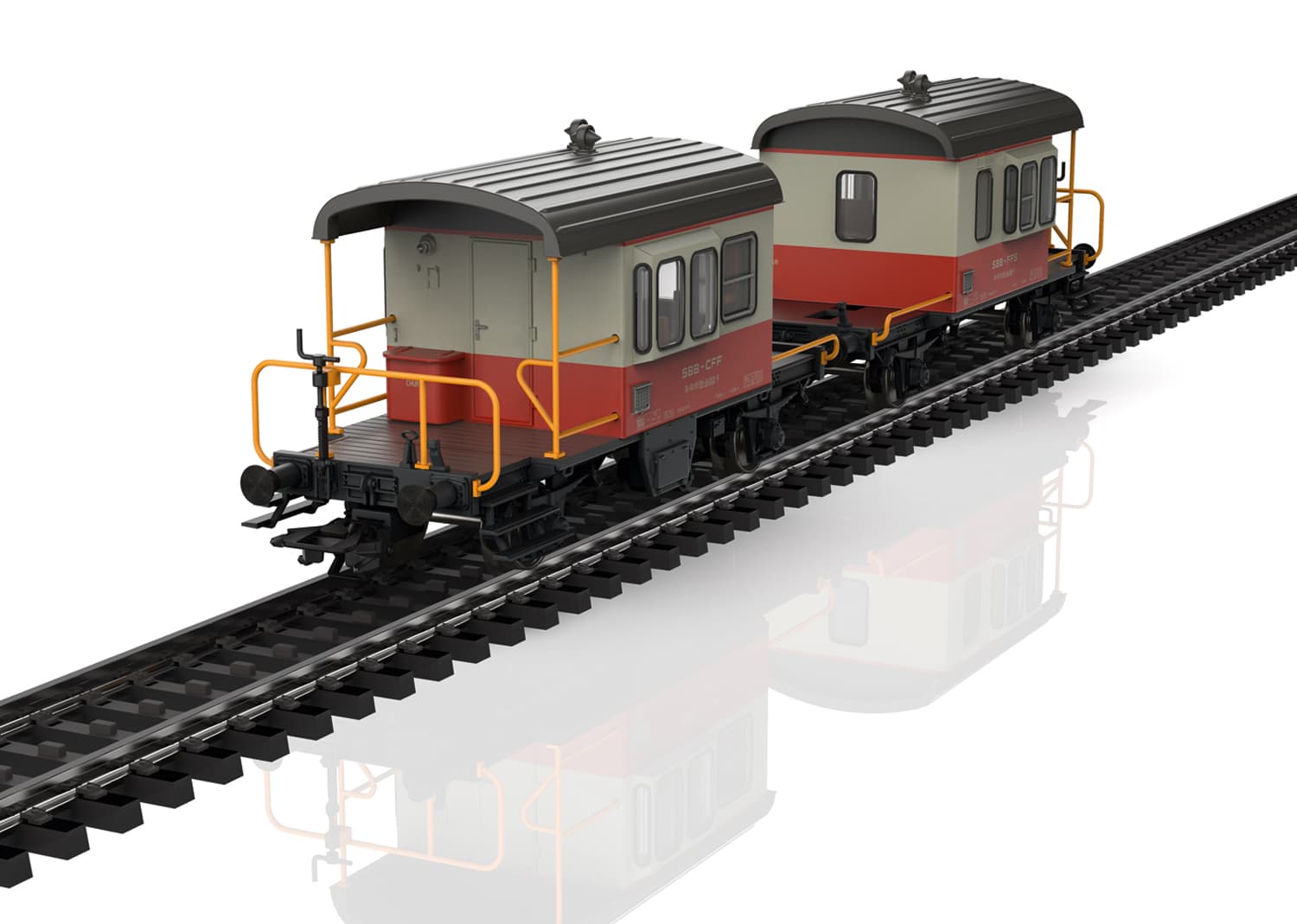 Produktbild Märklin 46850 H0 Kuppelwagen-Set "Sputnik" Swiss Express 3 von 4
