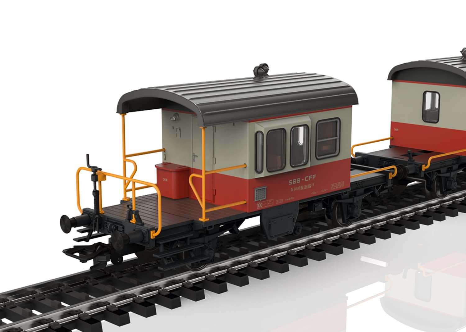 Produktbild Märklin 46850 H0 Kuppelwagen-Set "Sputnik" Swiss Express 2 von 4