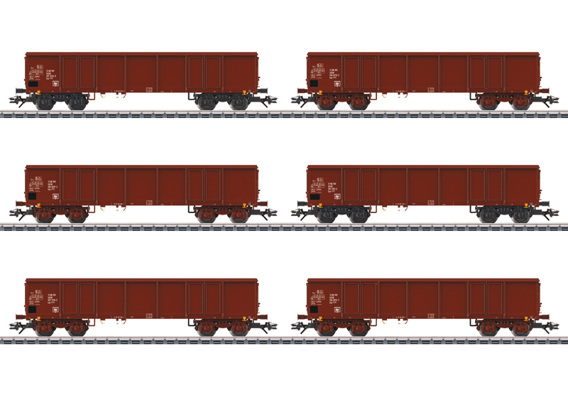 Märklin 46919 H0 Güterwagen-Set Eas DR mit Braunkohleladung 6-teilig