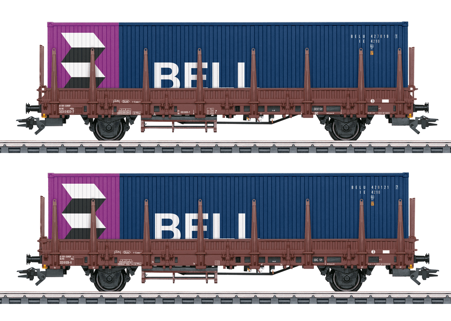 Märklin 46939 H0 Rungenwagen-Set Kbs