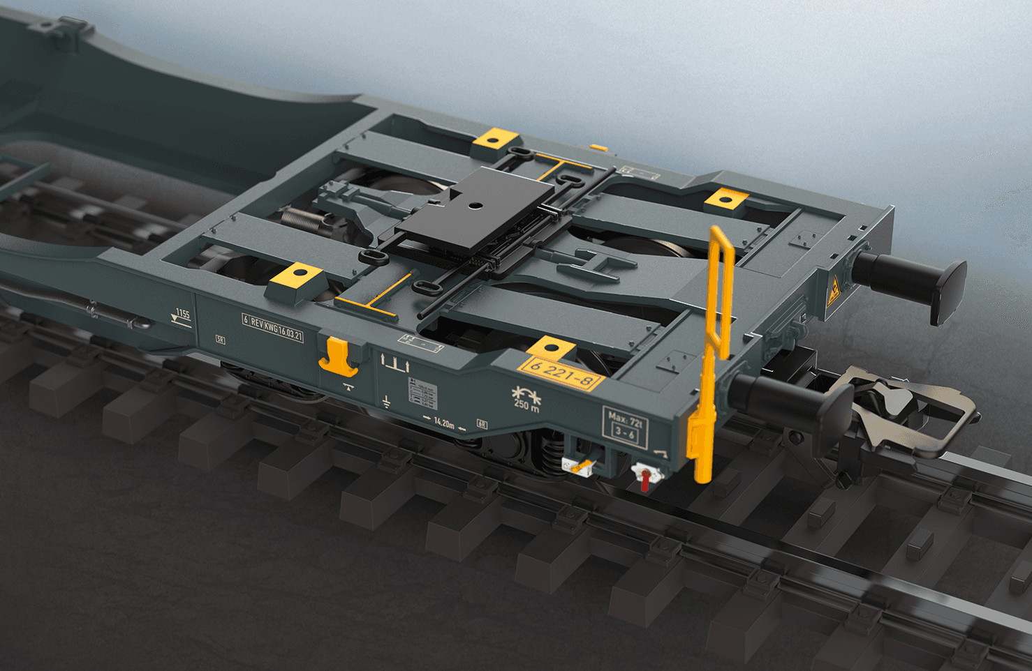 Produktbild Märklin 47472 H0 Doppel-Taschenwagen Sdggmrss 2 von 4