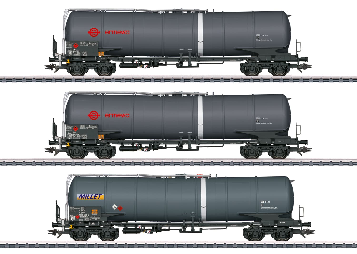 Märklin 47551 H0 Kesselwagen-Set Zacns