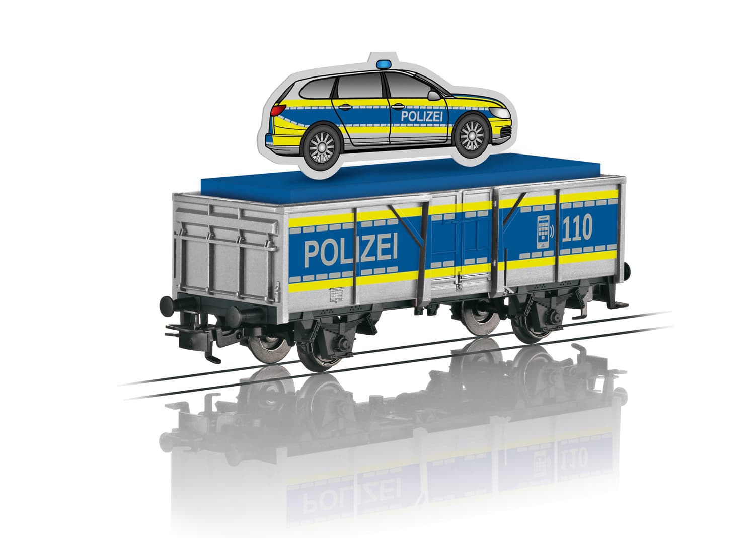 Märklin 47623 H0 Start up Güterwagen Polizei mit Soundmodul