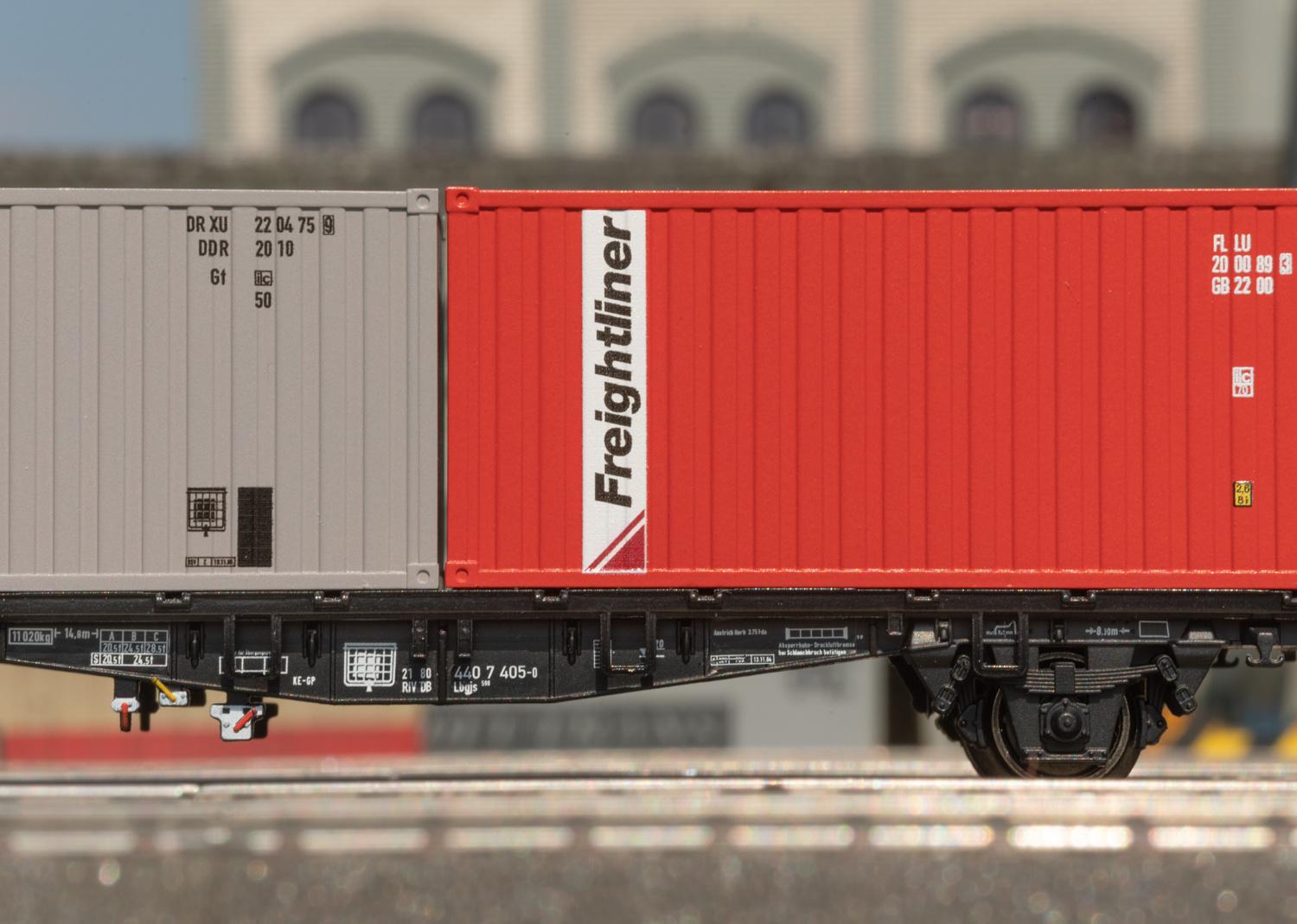 Produktbild Märklin 47680 - Container-Tragwagen-Set 2 von 4