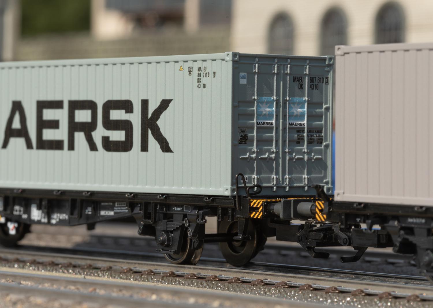 Produktbild Märklin 47680 - Container-Tragwagen-Set 4 von 4