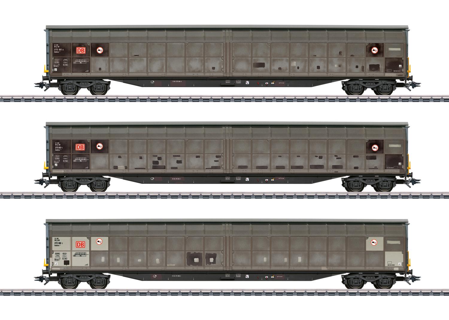 Märklin 48067 H0 Schiebewandwagen-Set Habbins 354