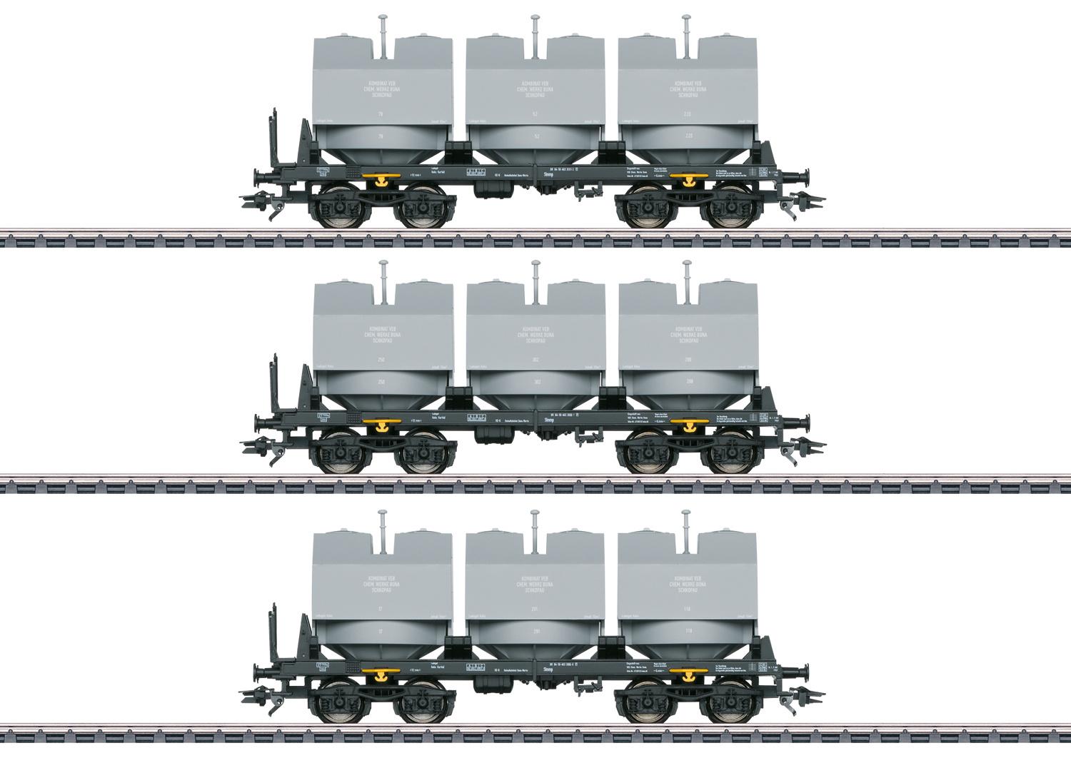 Produktbild Märklin 48263 H0 Kalkkübelwagen-Set Slmmp 2 von 2