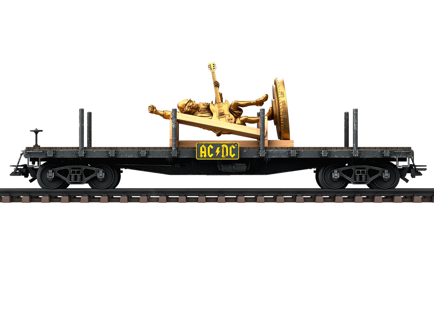 Produktbild Märklin 48837 H0 Flachwagen "Stiff Upper Lip" Modelleisenbahn 2 von 2