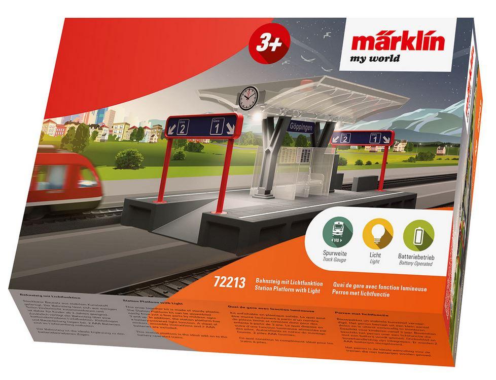 Märklin 72213 - my world - Bahnsteig mit Lichtfunktion