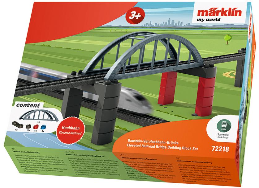 Märklin 72218 - Märklin my world - Baustein-Set Hochbahn-Brücke