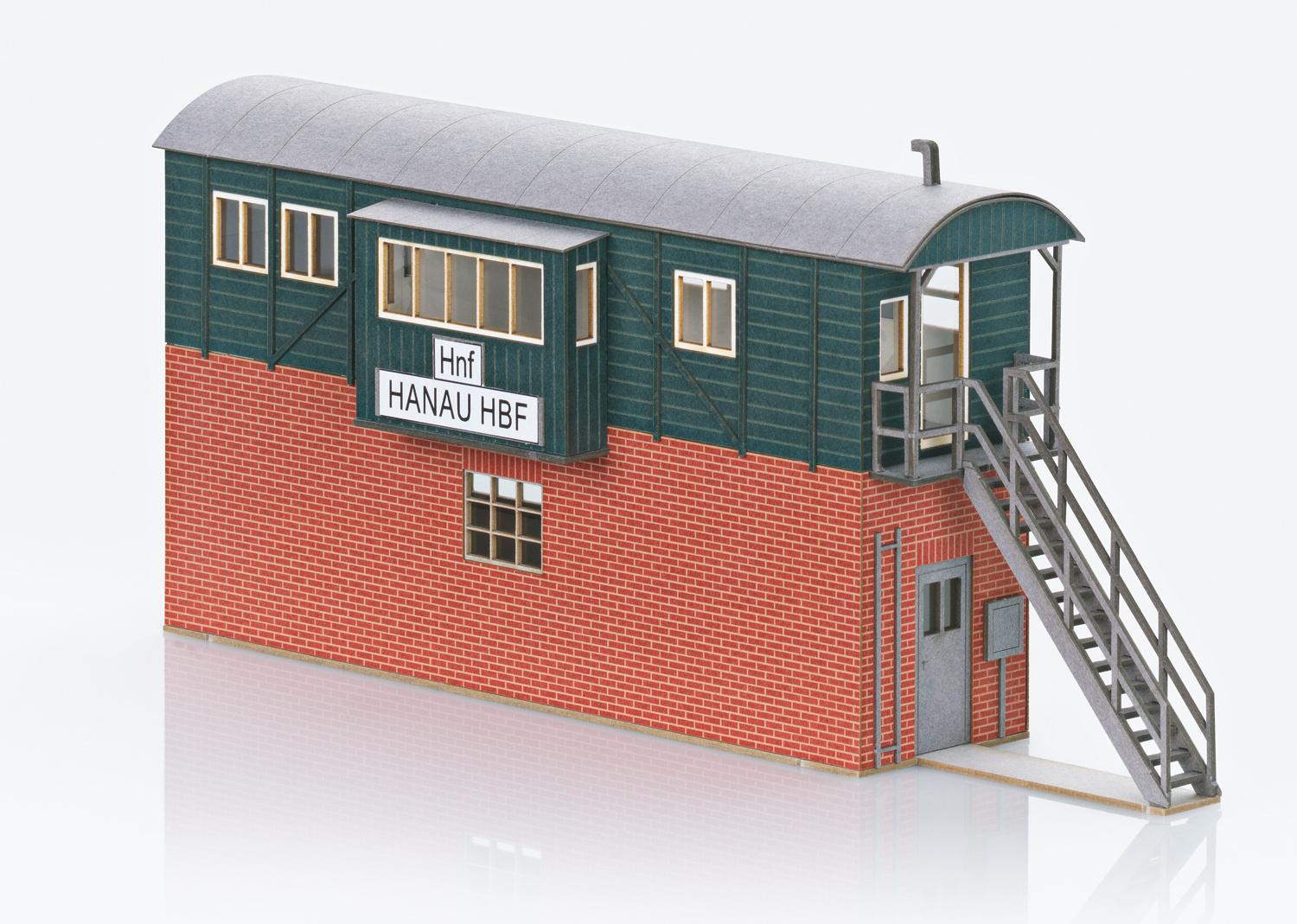 Märklin 72901 H0 Bausatz Behelfsstellwerk Hanau Hbf