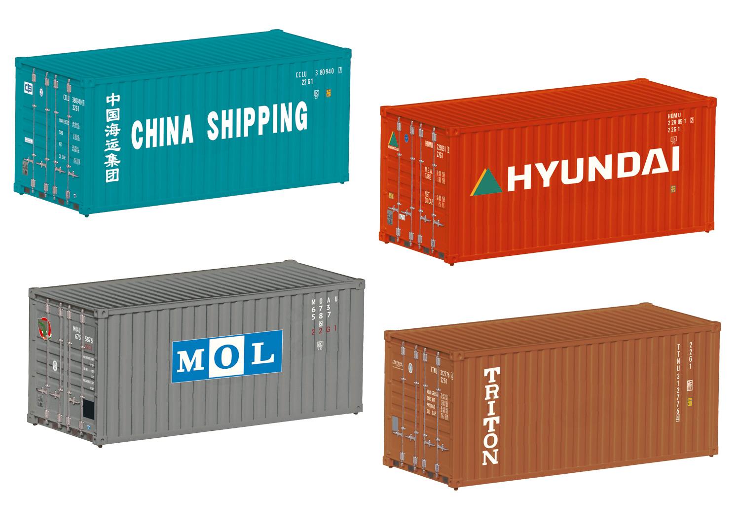 Märklin 76553 H0 Container-Set 20ft.